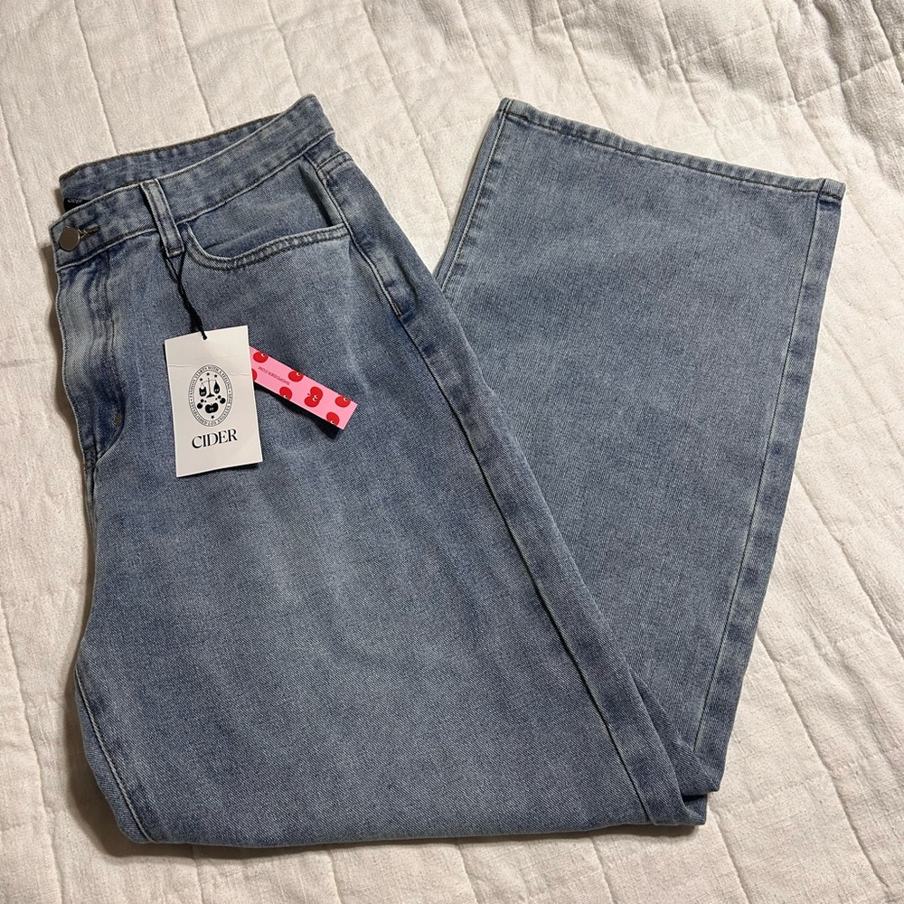 Cider Light Blue Denim Pants